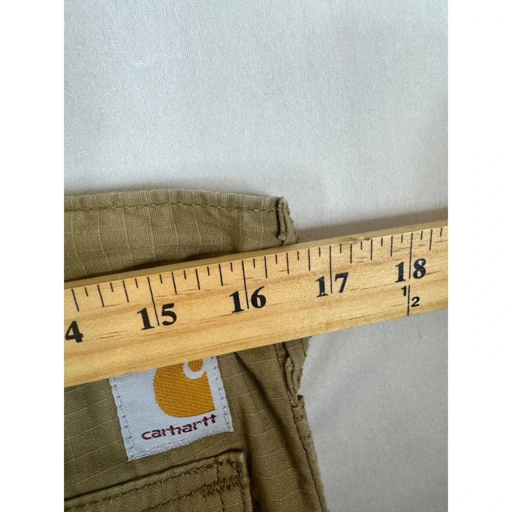 Carhartt Force Relaxed Fit Cargo Pants Khaki Tan Ripstop 101148-257 32x34